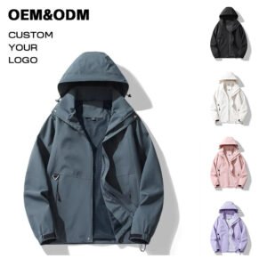 Outdoor Hiking Work Unisex Sports Jacket Waterproof Wind Coat Casual Outerwear Running Jacket Windbreaker for Men and Women