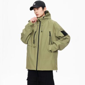 Manufacturer's Outdoor Fashion Softshell Jacket Winter Water Repellent Sports Coat with Windproof Feature Fleece Bonded Garment