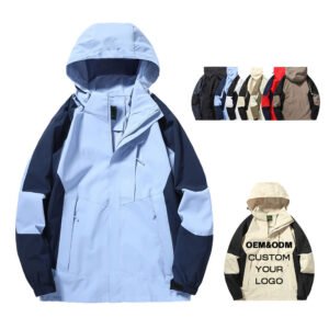 Running Jacket Windbreaker Sport Multi Fabric Used Water Resistant High Performance Softshell Autumn Jacket Zipper Print for