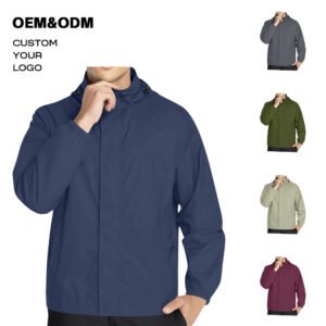 Custom Logo Travel Hiking Windproof Breathable Durable Waterproof Windbreaker Tactical Outdoor Working Clothes