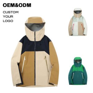 Multi Pocket Loose Tactical Zipper Thin Men's Casual Windbreaker Hooded Jacket Mountaineering Skiing Windbreaker Jacket